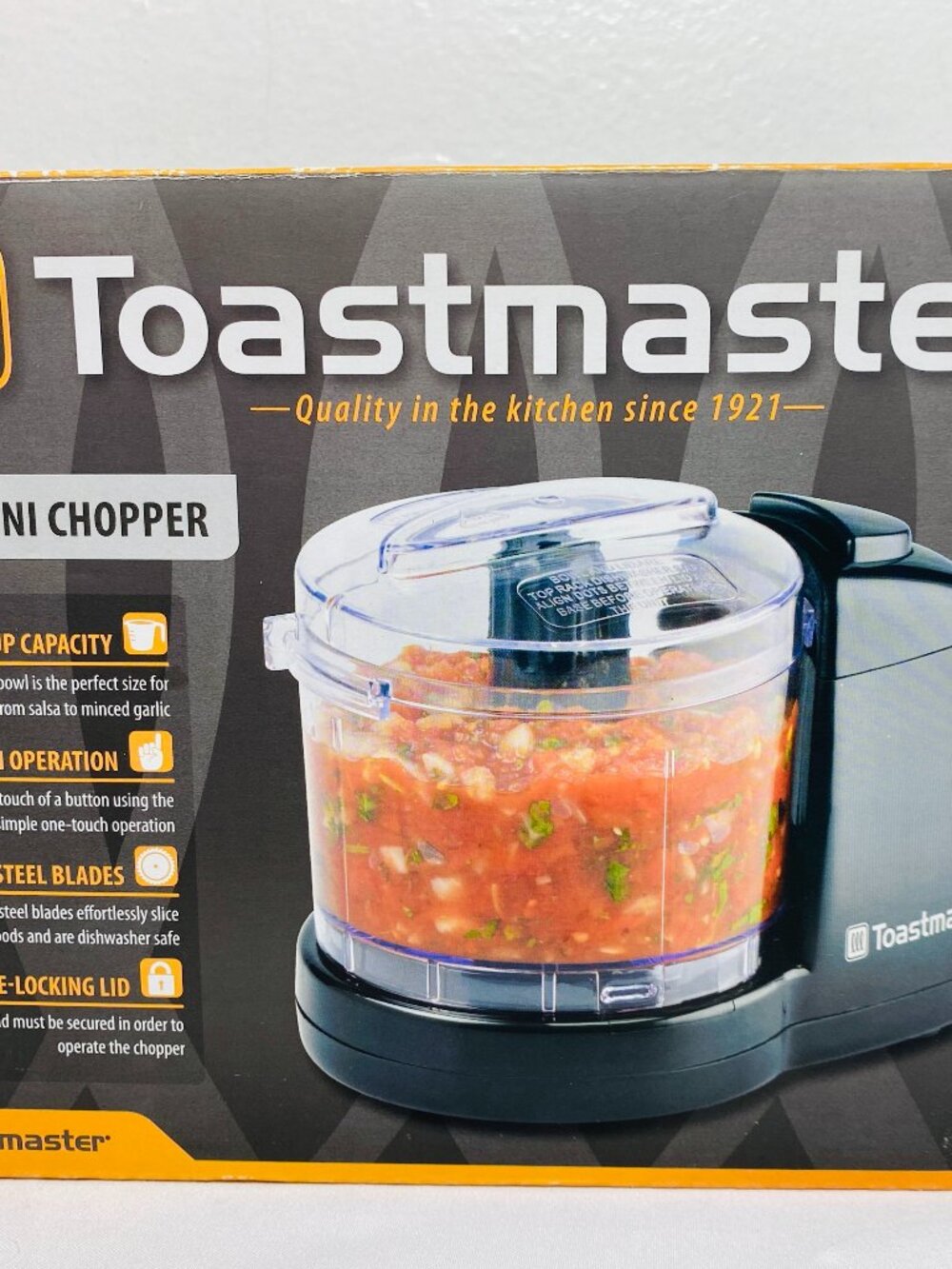 NEW Toastmaster 1.5 Cup Mini Chopper Model TM-67MC, New In Box